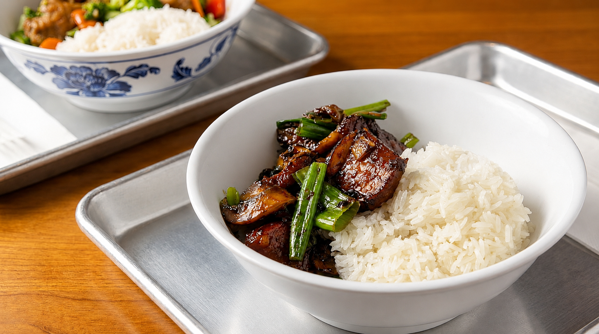 Glazed Beef. Crispy Noodles. Wok Everything.